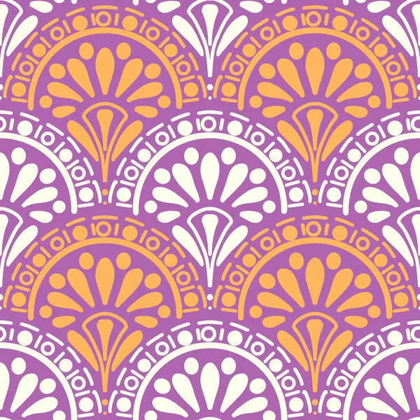 Zarif botanik, süslü çizgiler ve simetri, tekstil, duvar kâğıdı, ambalaj, kumaş ve kırtasiye tasarımı için mükemmel.