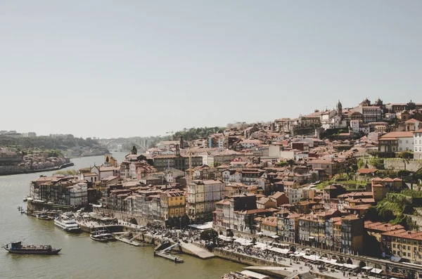 Vue sur la vieille ville de Porto — Photo