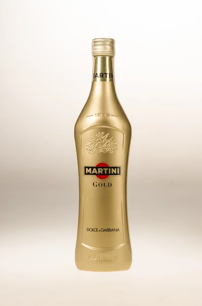 Bottle of Martini Gold — Stok fotoğraf