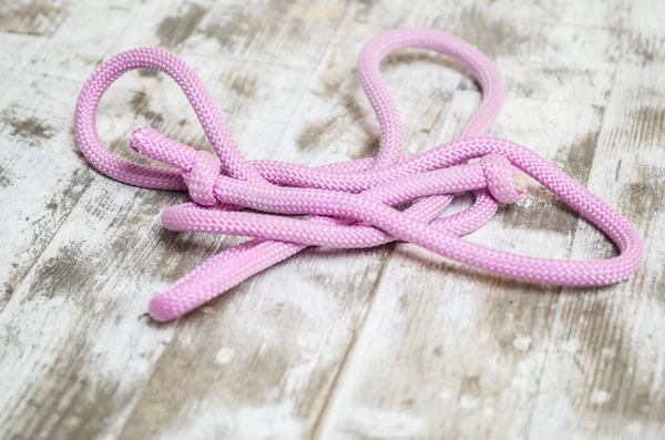 Parlak pembe jimnastik spor ip