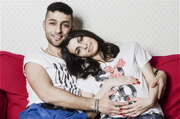 Casal amor feliz — Fotografia de Stock