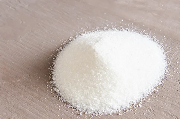 White sugar for cooking on the table — Stock Photo, Image