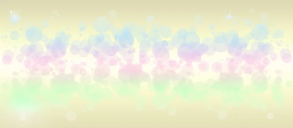 Gentle multicolored bokeh sparkly website header — Stok Foto