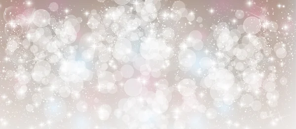 Gentle multicolored bokeh sparkly website header — Stock Photo, Image