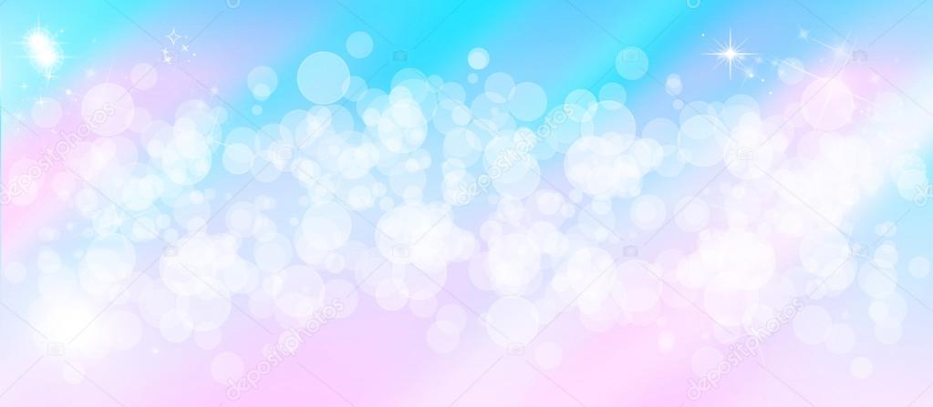Gentle multi colored bokeh sparkly website header — Stock Photo ...