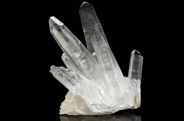 Clear Quartz Cluster — Stock Photo, Image