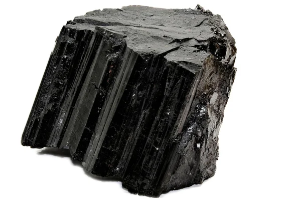 Shorl- Black Tourmaline — Stok Foto