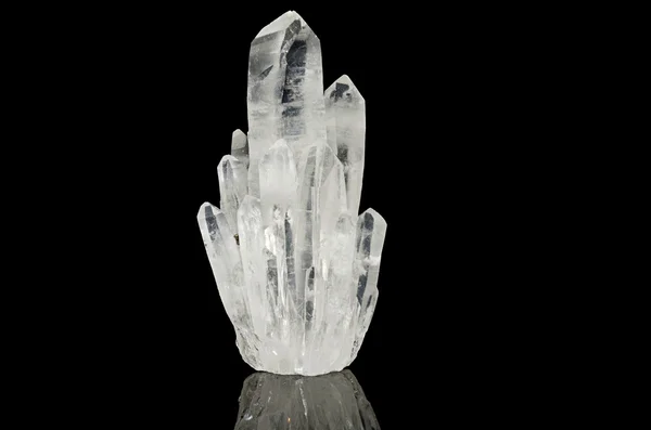 Duidelijk Quartz cluster — Stockfoto