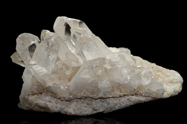 Clear Quartz Cluster — Stock Photo, Image