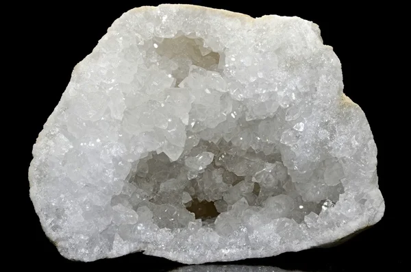 Bersihkan Geode Quartz — Stok Foto