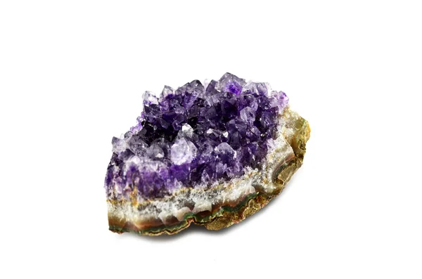 紫水晶 Druzy — 图库照片