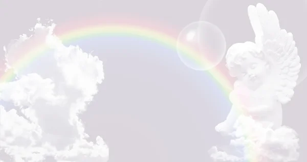 Angel website header — Stock Photo, Image