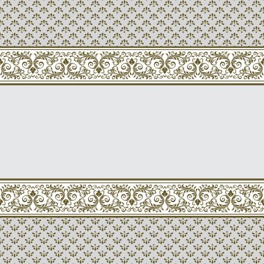 Soyut çerçeve çiçek, vektör görüntü.