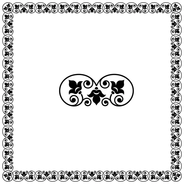 Quadro quadrado decorativo. Certificado . —  Vetores de Stock