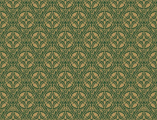 Ethnic Geometric Seamless Pattern Antique Byzantine Style — Stock Vector