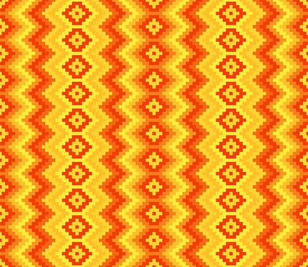 Ethnisch Geometrisches Nahtloses Muster Indianischer Stil Leuchtende Farben — Stockvektor