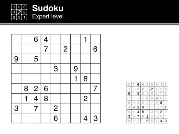 Sudoku Klasik Stok Vektor Ilustrasi Sudoku Klasik Bebas Royalti Depositphotos