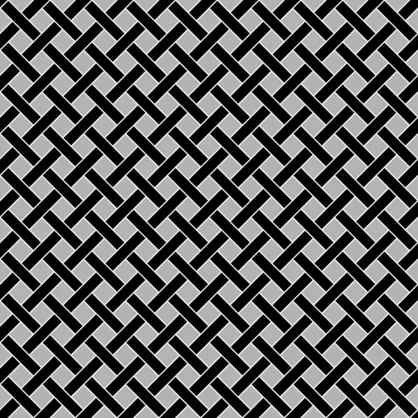 Бесшовный Диагональный Рисунок Перекрывающиеся Полоски Решетка Диагональный Плетеный Фон Проверка — стоковый вектор