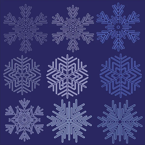 Ensemble de skis de neige — Image vectorielle