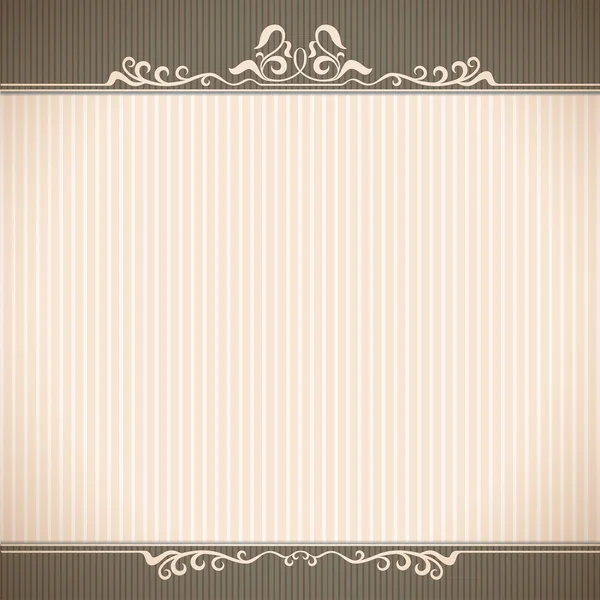 Banner with decorative element and decorative vintage background — Stock Vector