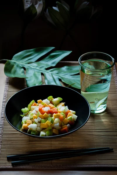 Oryantal çiğ vegan salata Telifsiz Stok Imajlar