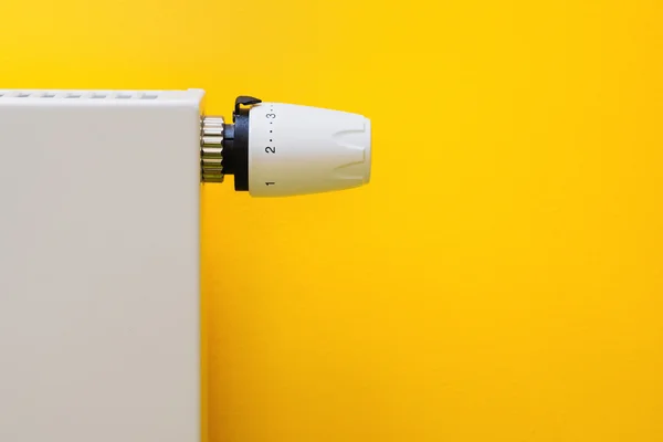 Termostato radiatore impostato ottimale — Foto Stock