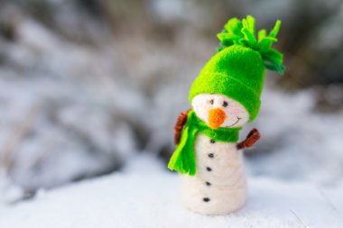 kar (kopya alanı mutlu kardan adam)