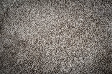 gri peluş battaniye doku