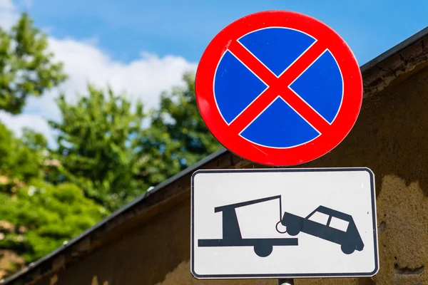 Clearway sign — Stock Photo, Image
