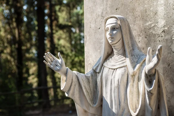 Santa caterina estátua — Fotografia de Stock