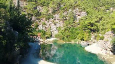 Toros Dağları'nda Kanyon Göynük görünümü. Türkiye