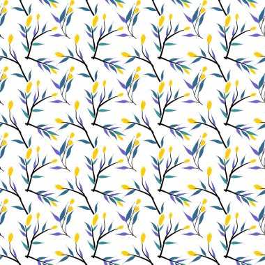 Çiçeksel Retro Güzel desenler ağ, iz, duvar kağıdı, hediye paketi, ev dekorasyonu, moda, davetiye geçmişi, tekstil tasarımı için kusursuz desenler. Kolay düzenleme ve renk değiştirme için EPS vektör dosyası