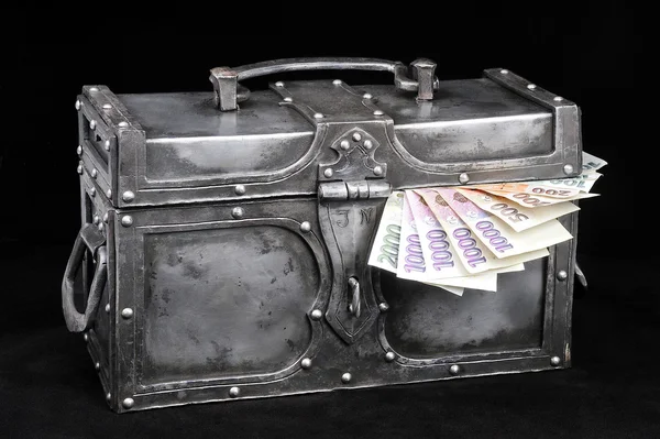 Demir göğüs para ile