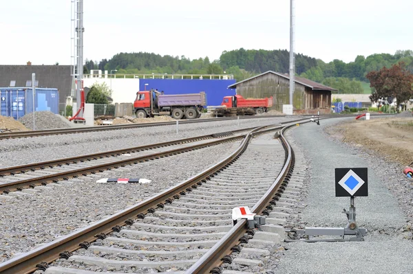 Gesloten spoorweg — Stockfoto