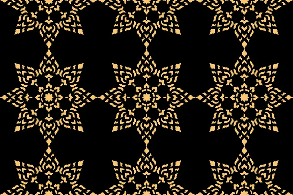 Golden thai style pattern — Stock Photo, Image