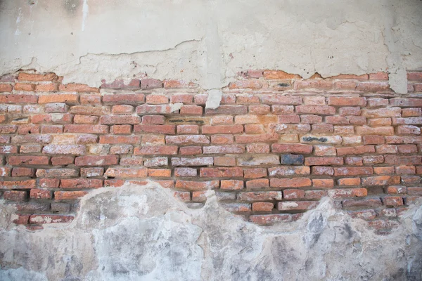 Cracked concrete vintage brick wall background — Stock Photo, Image