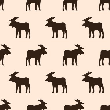 Dikişsiz geyik desen