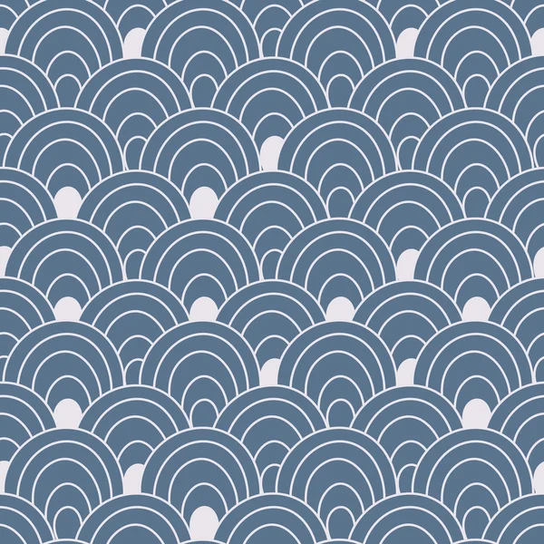 Seamless modeli. Elle çizilmiş. Dalga