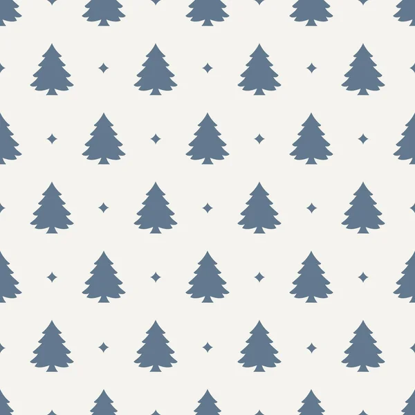 Seamless Pattern. Christmas Tree — Stock Vector