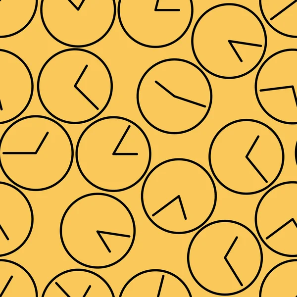 완벽 한 시계 패턴 — 스톡 벡터