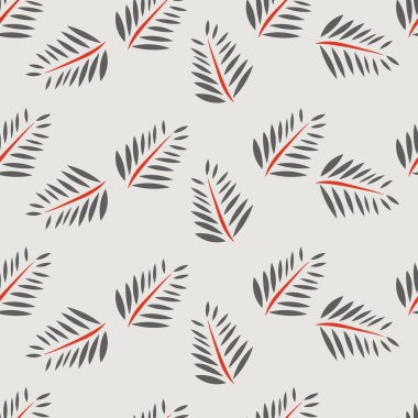 Dikişsiz desen, yaprak 