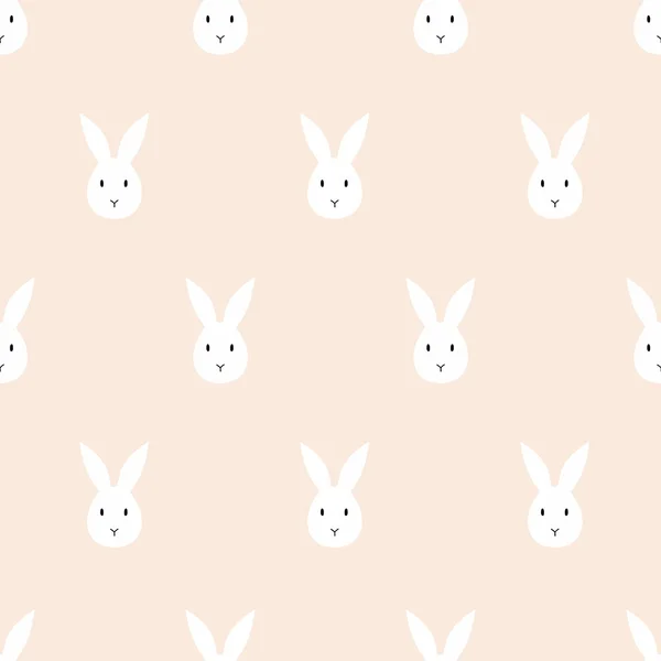 Nahtloses Kaninchenmuster — Stockvektor