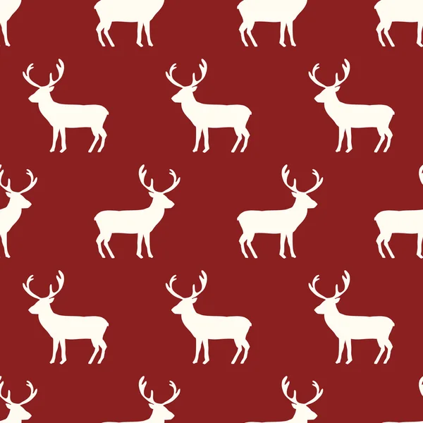 Dikişsiz Ren geyiği desen