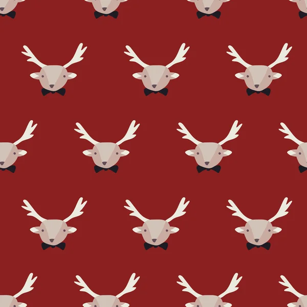 Dikişsiz Ren geyiği desen