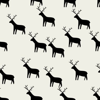 Dikişsiz geyik desen