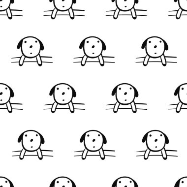 Dikişsiz köpek desen