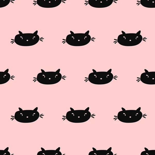 无缝猫图案 — 图库矢量图片