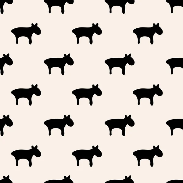 원활한 강아지 패턴 — 스톡 벡터