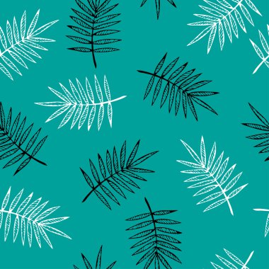  çiçek desenli. tropikal yaprak sorunsuz arka plan.