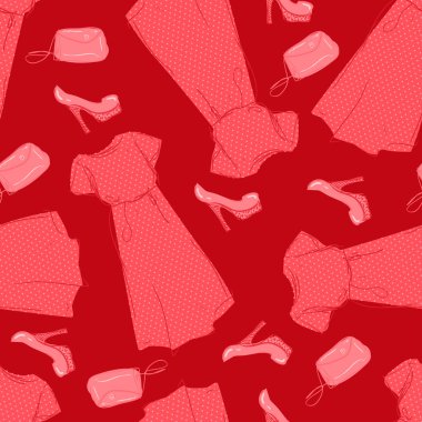 Yaz Bayan giyim ile Dikişsiz desen çizimi